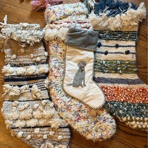 Anthropologie Christmas Stockings